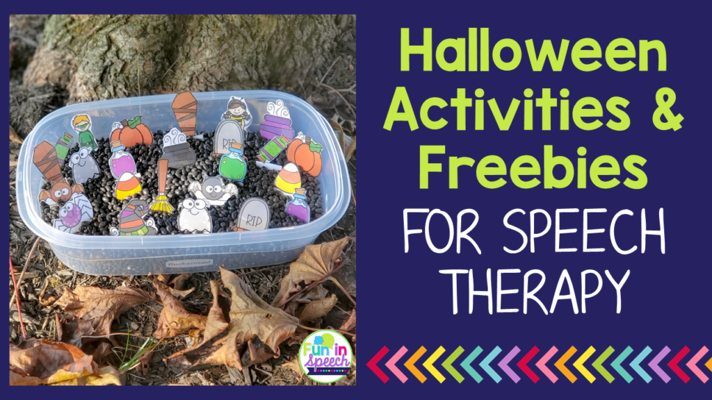 halloween speech therapy articulation activities