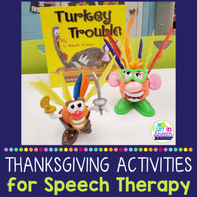 Thanksgiving Activities for Speech Therapy